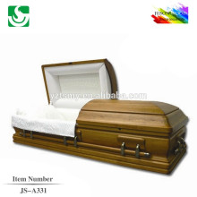 New design high quality american simple wooden casket